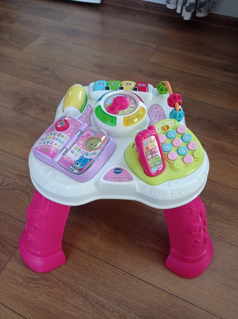 vtech activity table pink